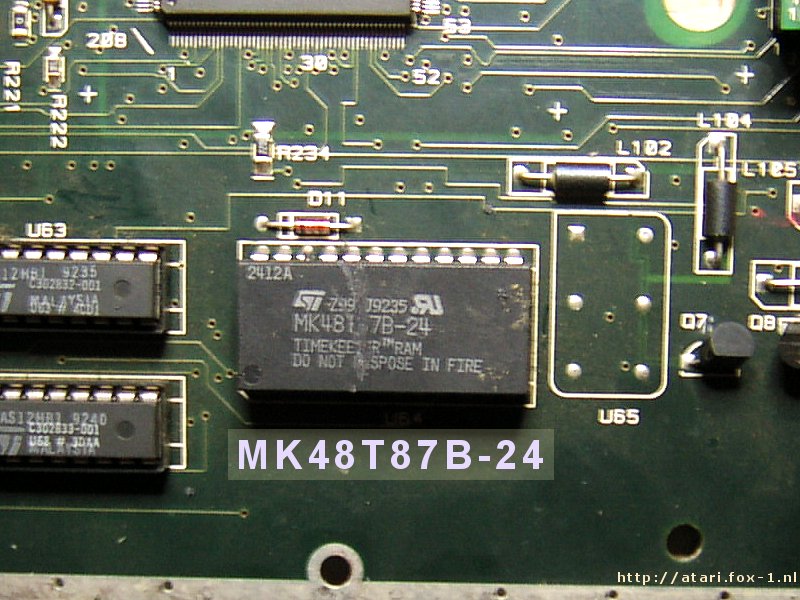 Atari Falcon - NVRAM Battery 01