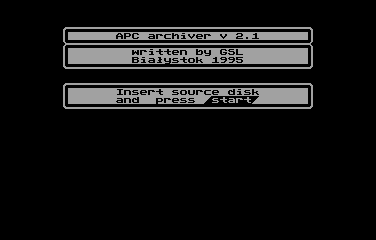 APC Archiver 2.1 - Screenshot 01