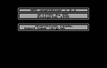 APC Archiver 2.1 - Screenshot 02