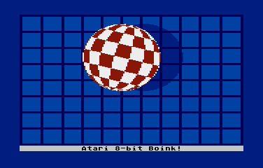 Atari 8-Bit Boink - Screenshot 01