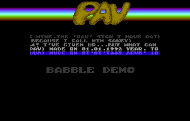 Babble Demo - Screenshot 01