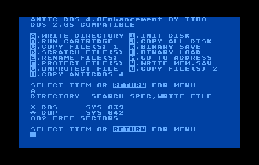 DOS 2.0S - DOS 4.0 Enhanced - Screenshot 01