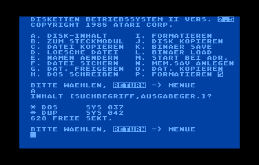 Dos 2.5 German - Screenshot 01