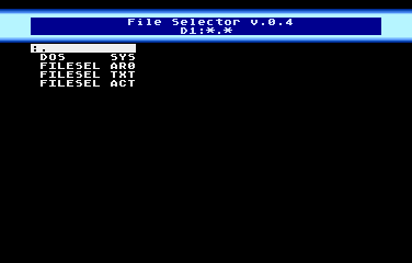 File Selector 0.4 - Screenshot 01