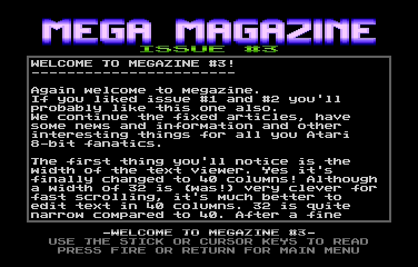 Mega Magazine 3 - Screenshot 01