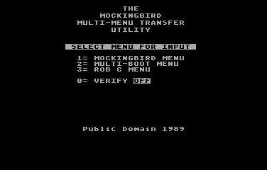 Mockingbird MultiMenu - Screenshot 01