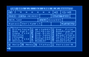 Top-DOS 1.5 - Screenshot 01
